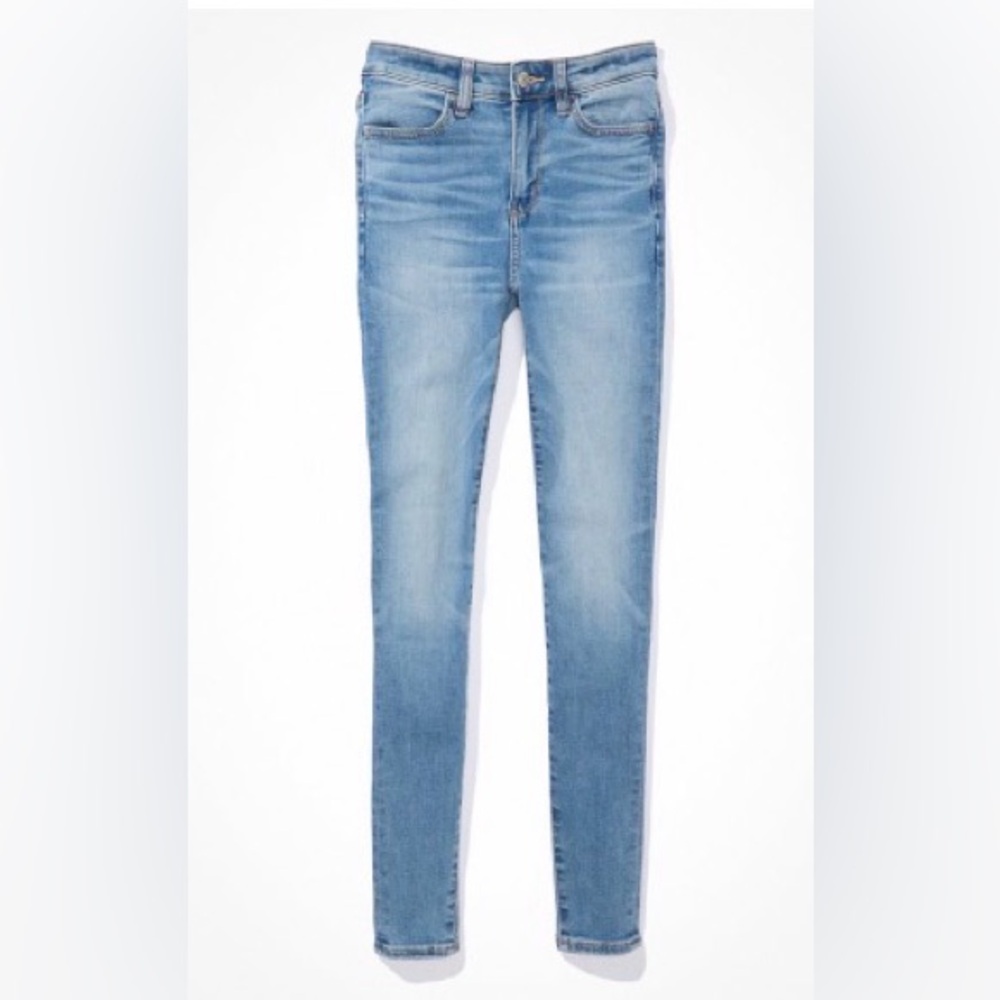 American Eagle Outfitters High-Waisted Jegging - Light Blue
